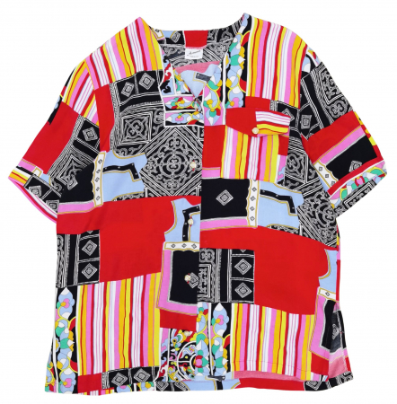 Camasa cu maneca scurta Femei - Camasa Vintage Italy Femei-XXL