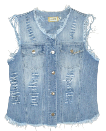 Maiouri Femei - Top denim Retro Femei-L