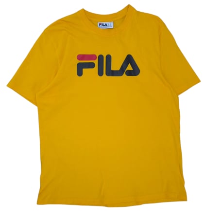 Tricouri Barbati - Tricou galben FILA Barbati-XXL