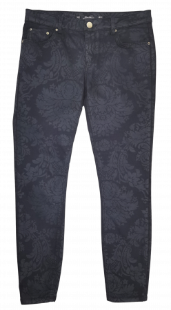 Pantaloni Femei - Pantaloni cu imprimeu Retro Femei-M