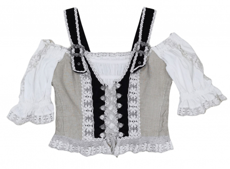 Bluze Femei - Bluza bumbac Vintage Femei-S