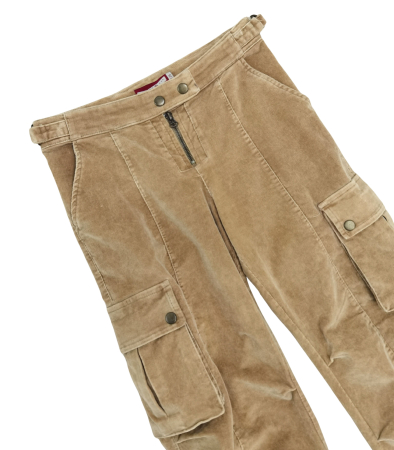 Pantaloni velur Retro Femei-S [2]