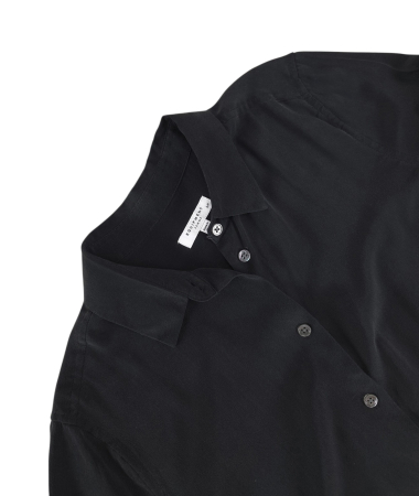 Camasa neagra matase Femei-S [2]
