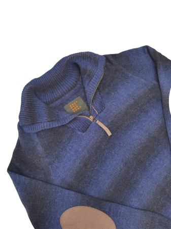 Pulover albastru lana Barbati-M [2]