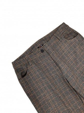 Pantaloni maro Retro Femei-L [2]
