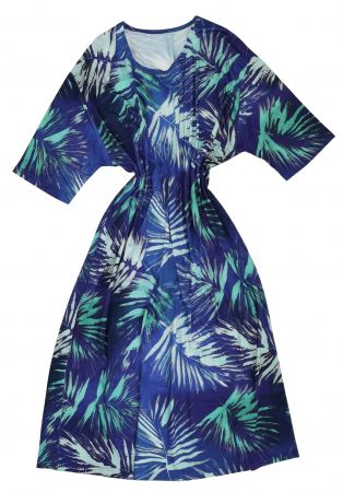 Rochii - Rochie albastra Retro Femei-XXL