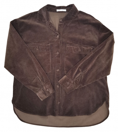 Camasi Barbati - Camasa maro Pull&Bear Barbati-L
