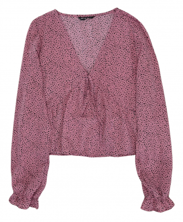 Femei - Bluza roz cu imprimeu Femei-S
