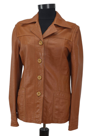 Geci Femei - Geaca piele Vintage Femei-S