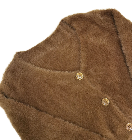 Pulover maro Retro Femei-S [2]