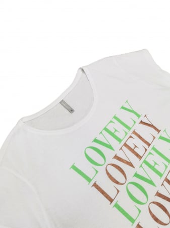 Tricou alb Laura Torelli Femei-XL [2]