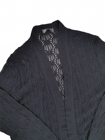 Cardigan negru Retro Femei-L [2]
