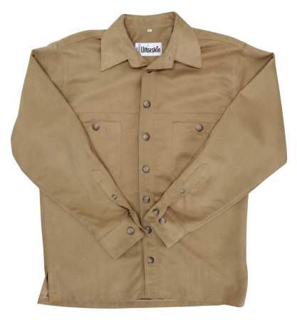 Camasi Femei - Camasa maro Vintage Femei-XL