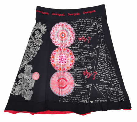 Fuste scurte Femei - Fusta neagra Desigual Femei-M