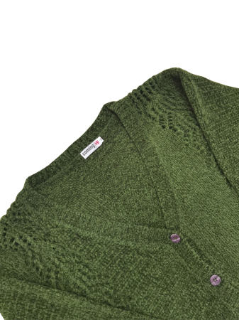 Pulover verde Retro Femei-M [2]