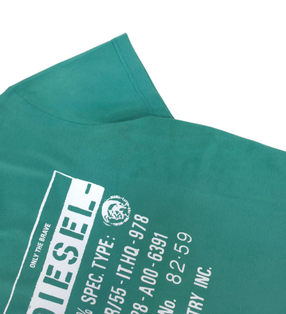 Tricou verde DIESEL Femei-M [3]