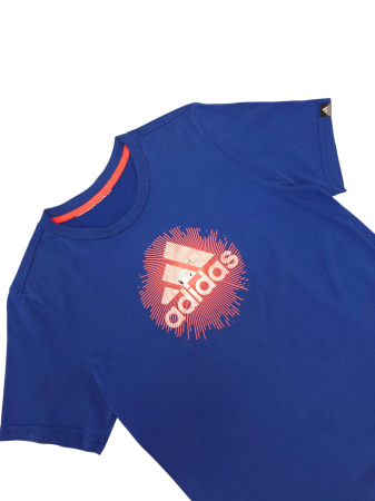 Tricou albastru adidas Barbati-S [2]