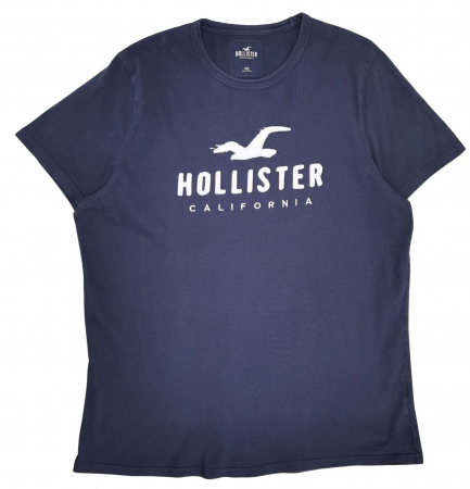 Tricouri Barbati - Tricou bleumarin Hollister Barbati-XXL