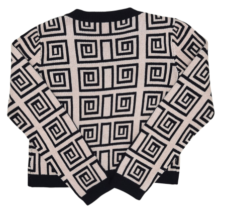 Pulover cu model Retro Femei-S [1]