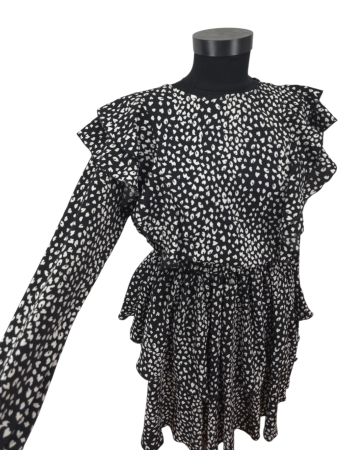 Rochie cu imprimeu Retro Femei-M [2]