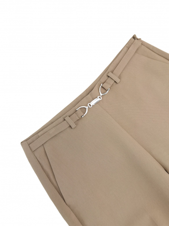 Pantaloni bej MANGO Femei-L [2]