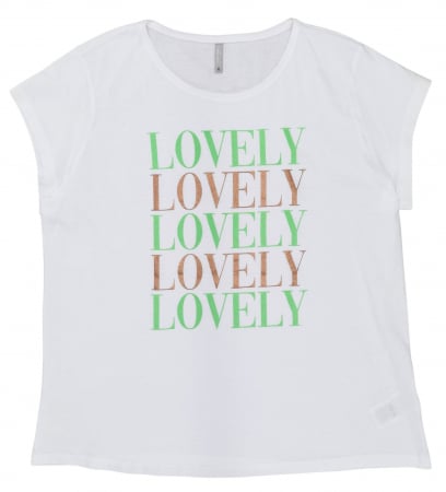 Tricouri Femei - Tricou alb Laura Torelli Femei-XL