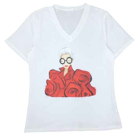 Tricouri Femei - Tricou alb inscriptionat Femei-S