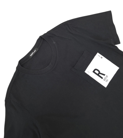 Tricou negru Replay Barbati-S [2]