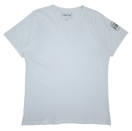 BARBATI - Tricou alb Cerruti Barbati-XL