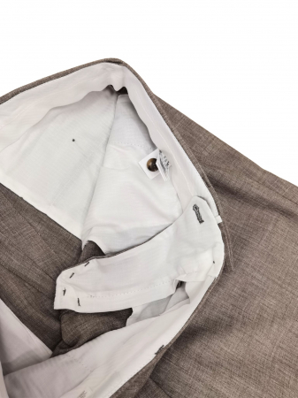 Pantaloni bej Zara Barbati-L [3]
