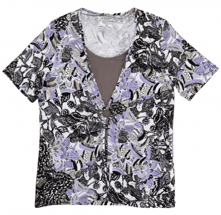 Tricouri Femei - Tricou mov Canda Femei-XL