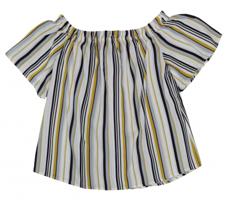 Tricouri Femei - Tricou in dungi Clockhouse Femei-XS