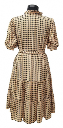 Rochie bej Retro Femei-XS [1]