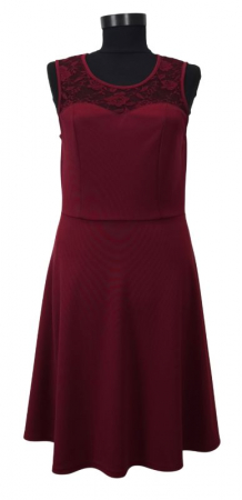Rochii - Rochie visinie Retro Femei-S