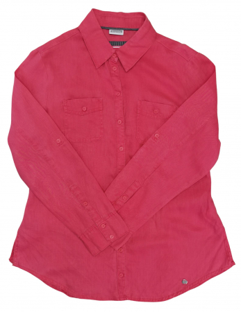 Femei - Camasa roz din in Femei-XL