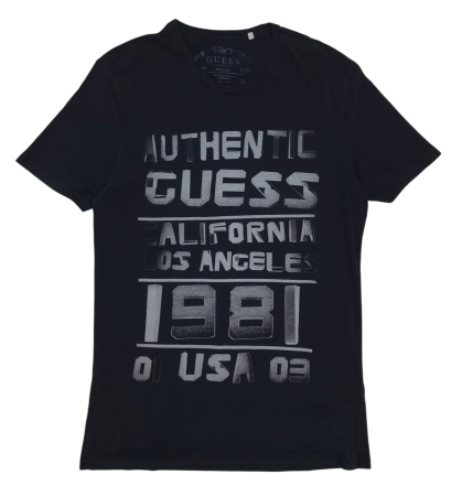 Tricouri Barbati - Tricou negru GUESS Barbati-M