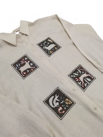 Camasa bej Vintage Femei-3XL [3]