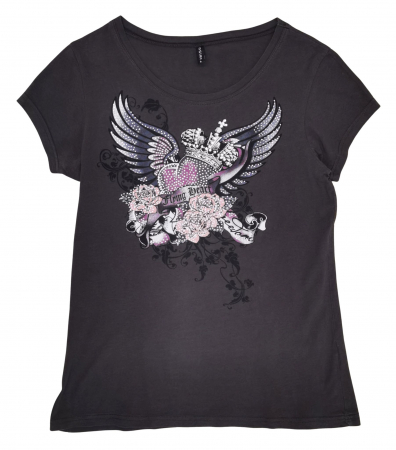 Noutati - Tricou inscriptionat Amisu Femei-L