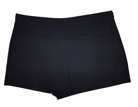 Noutati - Pantaloni negri cu dungi Zara Femei-L