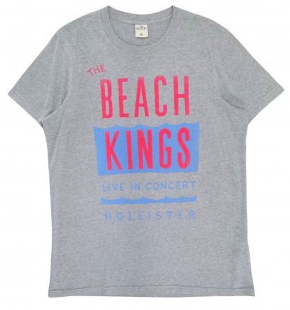 Tricouri Barbati - Tricou gri Hollister Barbati-XL