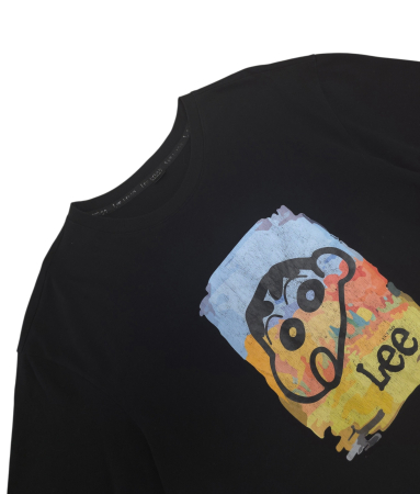 Tricou negru inscriptionat Barbati-XL [2]