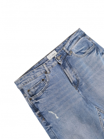 Blugi albastri Pull&Bear Barbati-L [2]