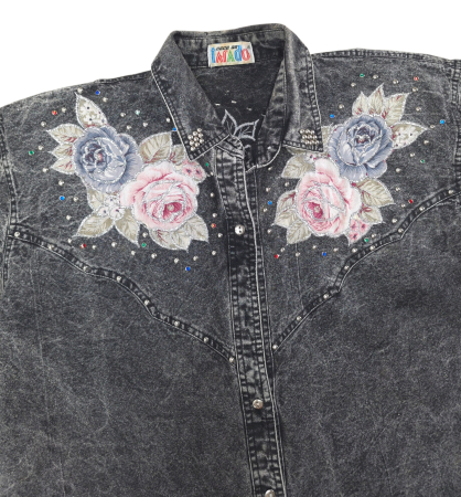 Camasa denim Retro Femei-L [2]