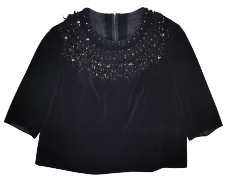 FEMEI - Bluza din catifea Retro Femei-S