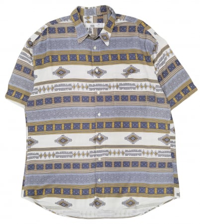 Camasi cu maneca scurta Barbati - Camasa cu imprimeu Vintage Barbati-XL