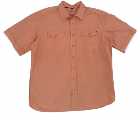 BARBATI - Camasa portocalie Canda Barbati-XL