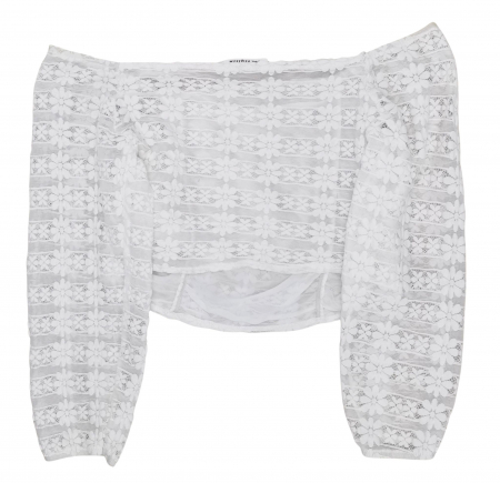 Bluza alba cu dantela Femei-M [1]
