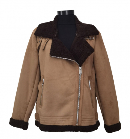Geci groase Femei - Cojoc bej Only Femei-XL