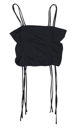 Maiou negru crop Femei-S [1]