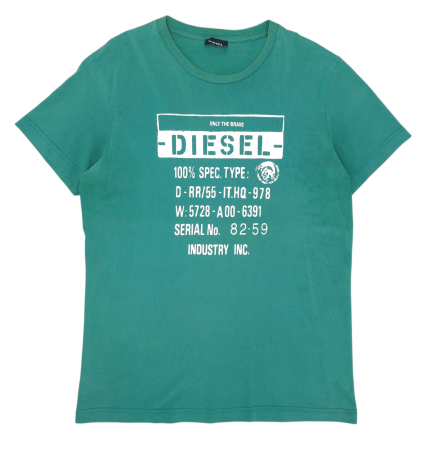 Tricouri Femei - Tricou verde DIESEL Femei-M